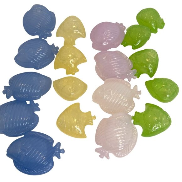 Reusable Ice Cubes Cold Eco Friendly Freeze Beverage Drink Tropical Fish Beach - Picture 4 of 6